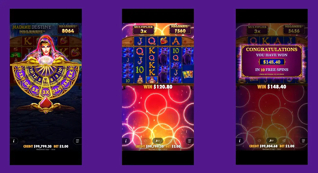 Madame Destiny Megaways Free Spins On iPhone 17